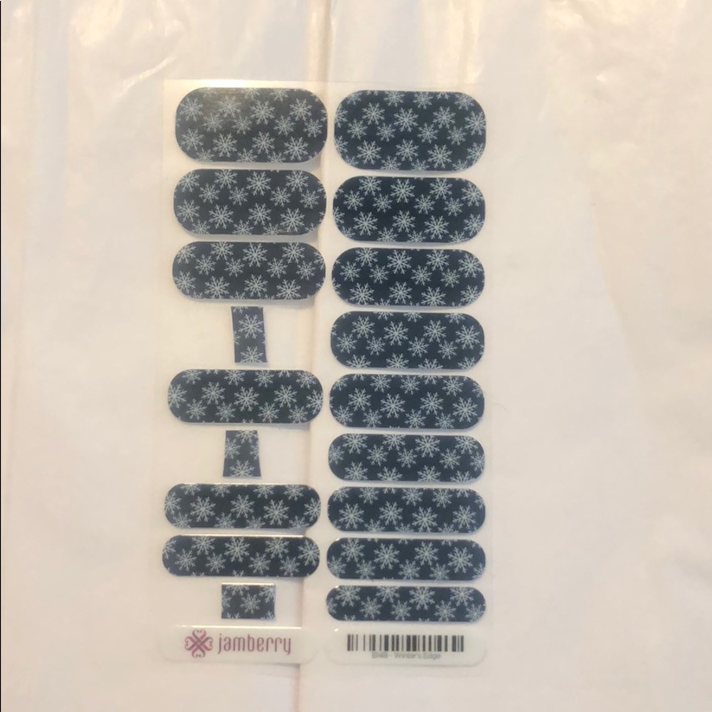 Jamberry Winters Edge Partial Sheet